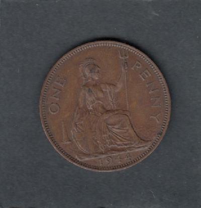 Beschrijving: 1 Penny  GEORGIUS VI  